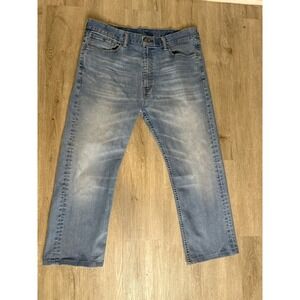 Levi's 505 Men's Jeans W38‎ L30 Light Wash Straight Leg Classic Denim